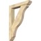 Ekena Millwork Funston Slat Rough Sawn Bracket w/ Offset Brace, Douglas Fir, 6"W x 32"D x 44"H BKT0604X32X44FST06RDF - alternate 1